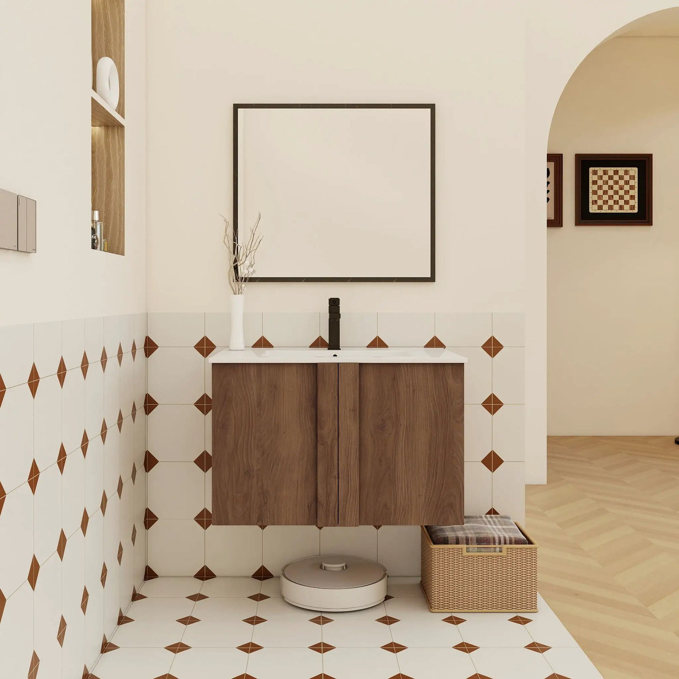 Floating Bathroom Vanity With Sink Combo by HouseOfZazla