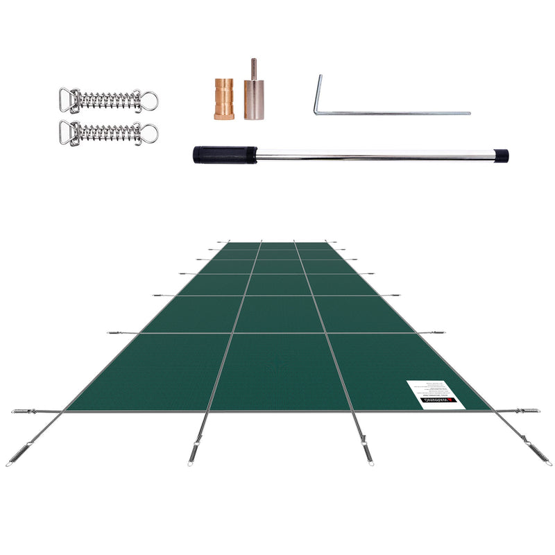 Pool Safety Cover Fits 20x40ft Rectangle Inground Safety Pool Cover by HouseOfZazla