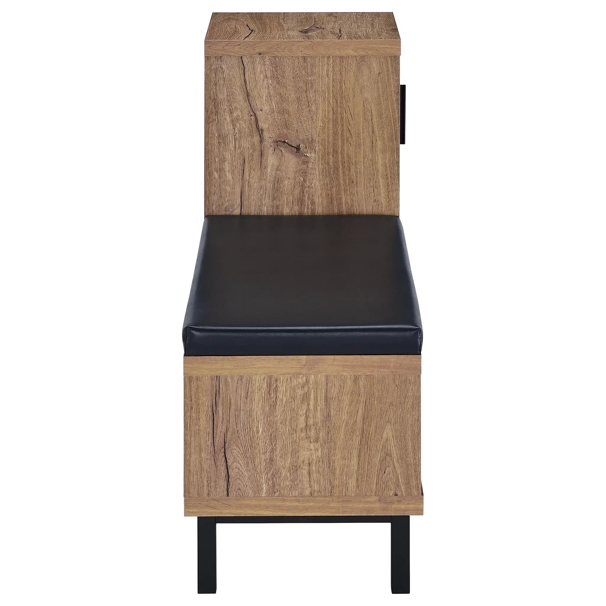 Teller 1-door Entryway Shoe Storage Bench Natural Oak by Unique Piece Furniture