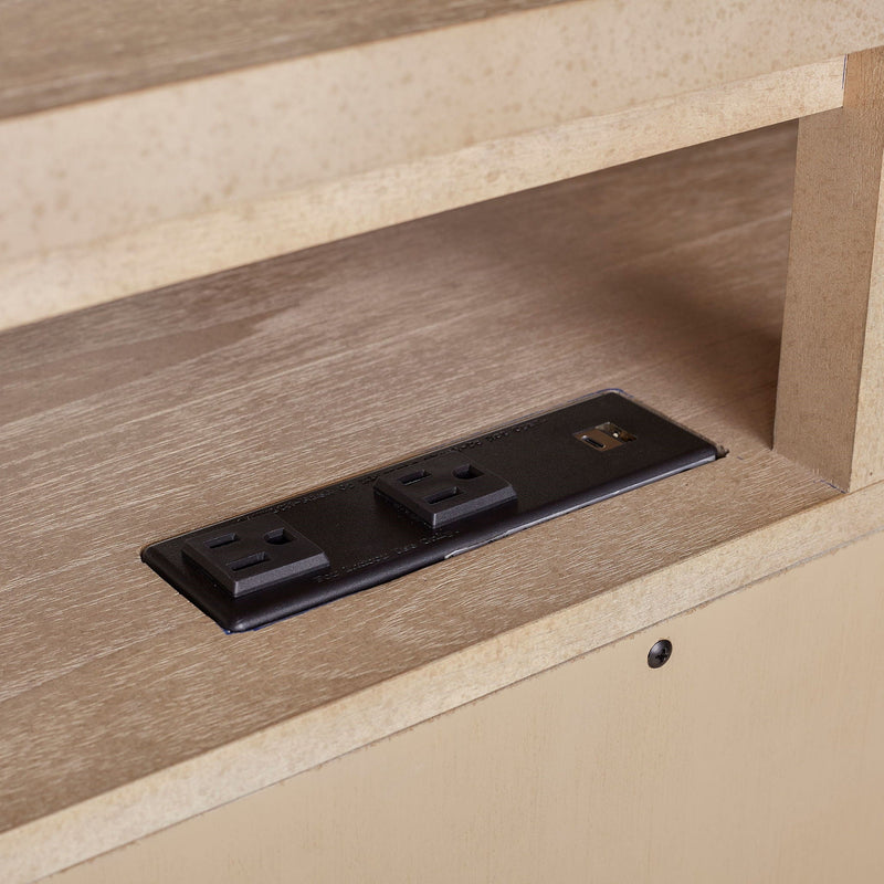 Entertainment Console with Storage - Sand Finish, photo 6 of 7