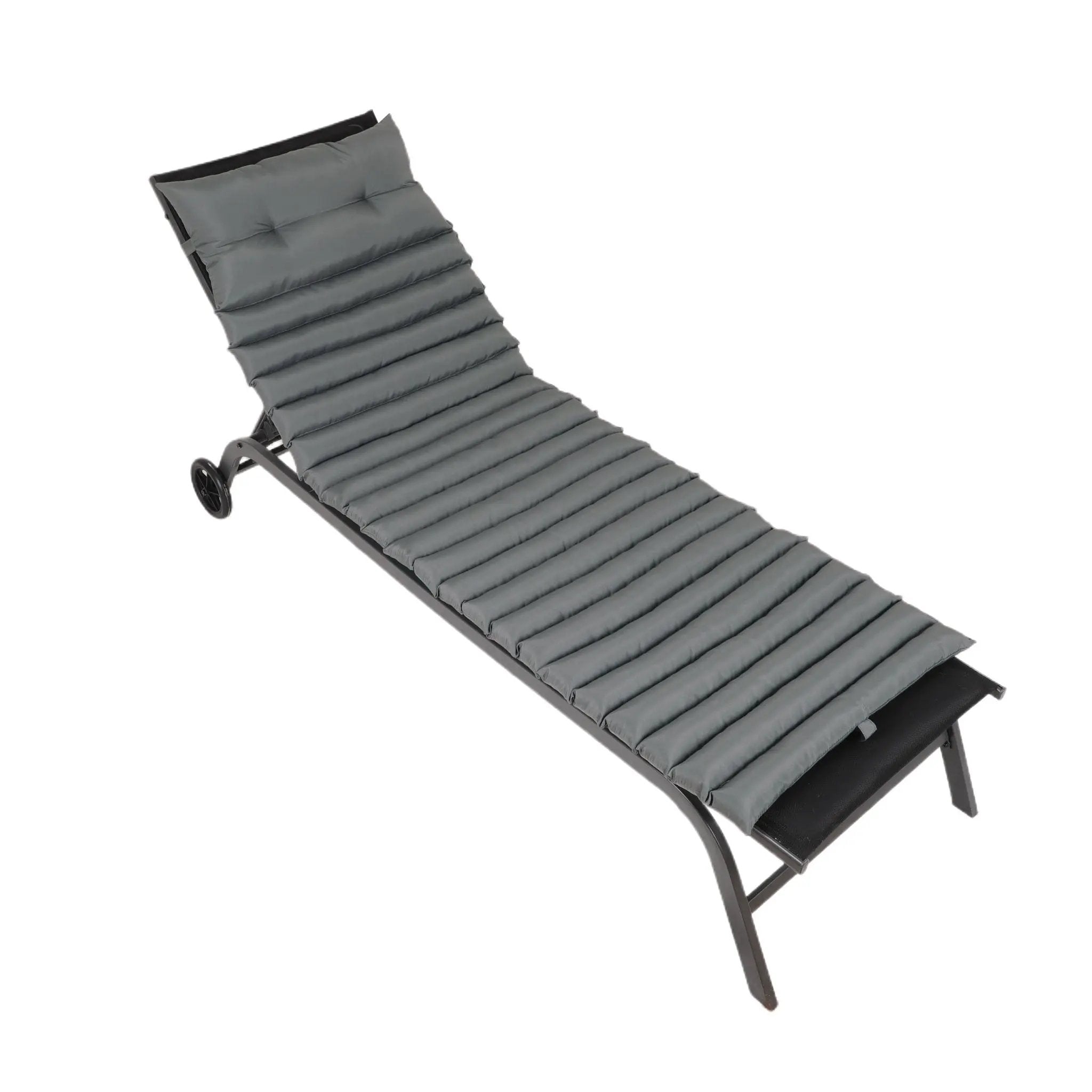 2 Piece Outdoor Chaise Lounge Chair Cushion Set by HouseOfZazla
