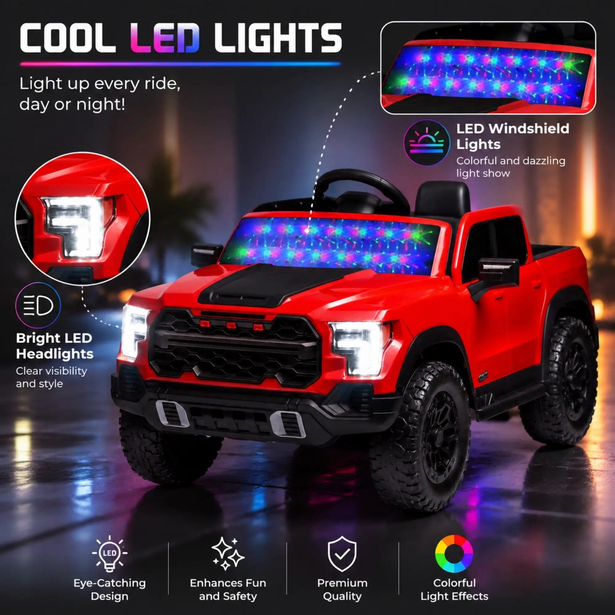 12V Kids Ride-On Car with Remote Control by HouseOfZazla