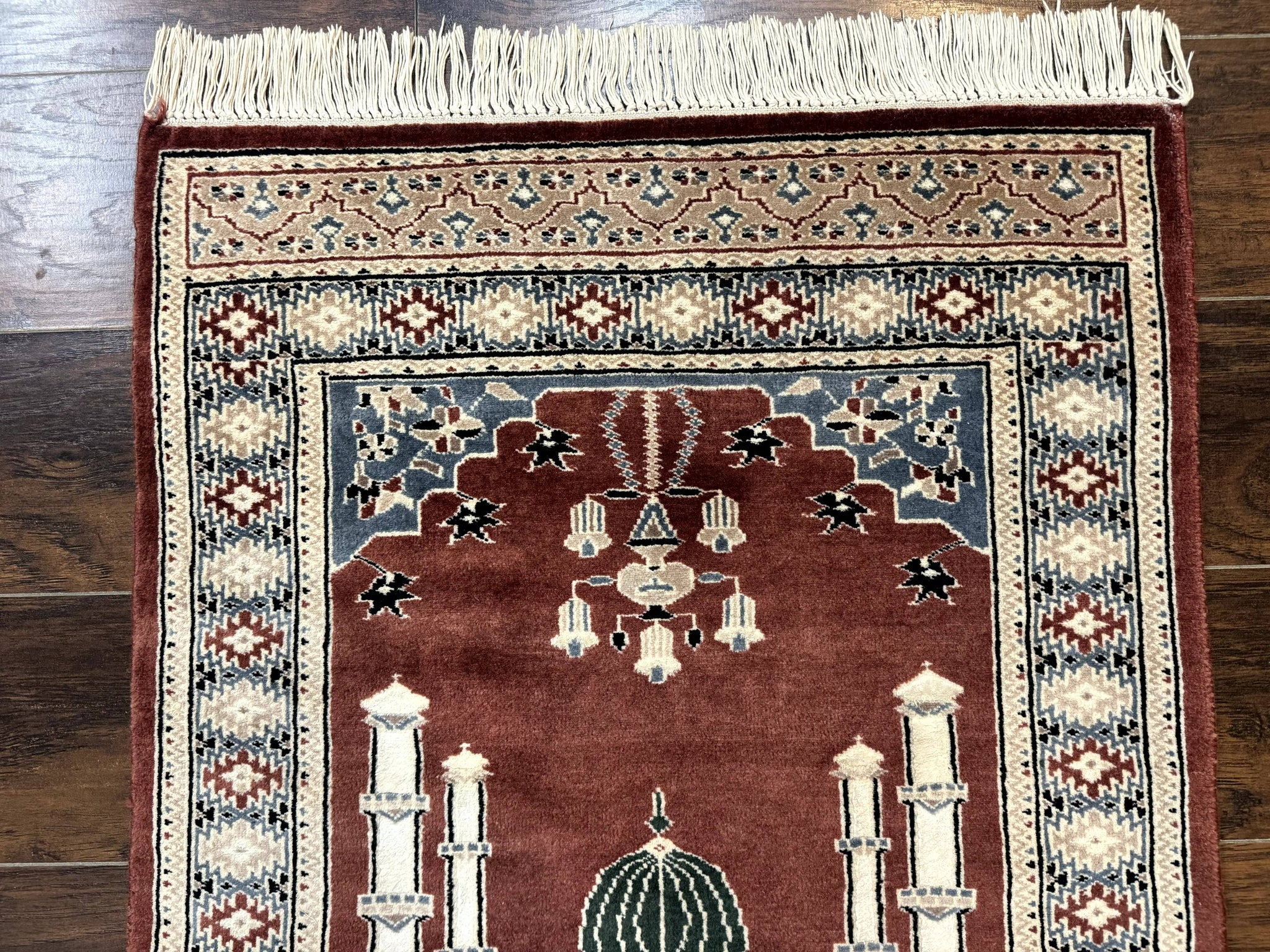 Small Pakistani Bokhara Prayer Rug 2.7 x 4 by Jewel Rugs