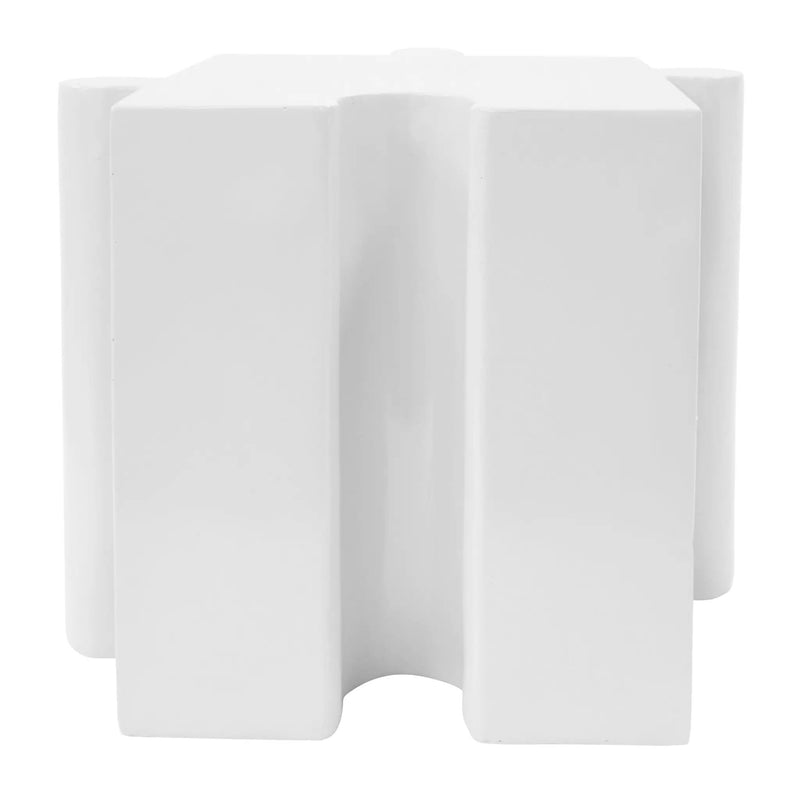 3-Piece Artistic Puzzle Table Set, Modular MGO Side Tables by HouseOfZazla