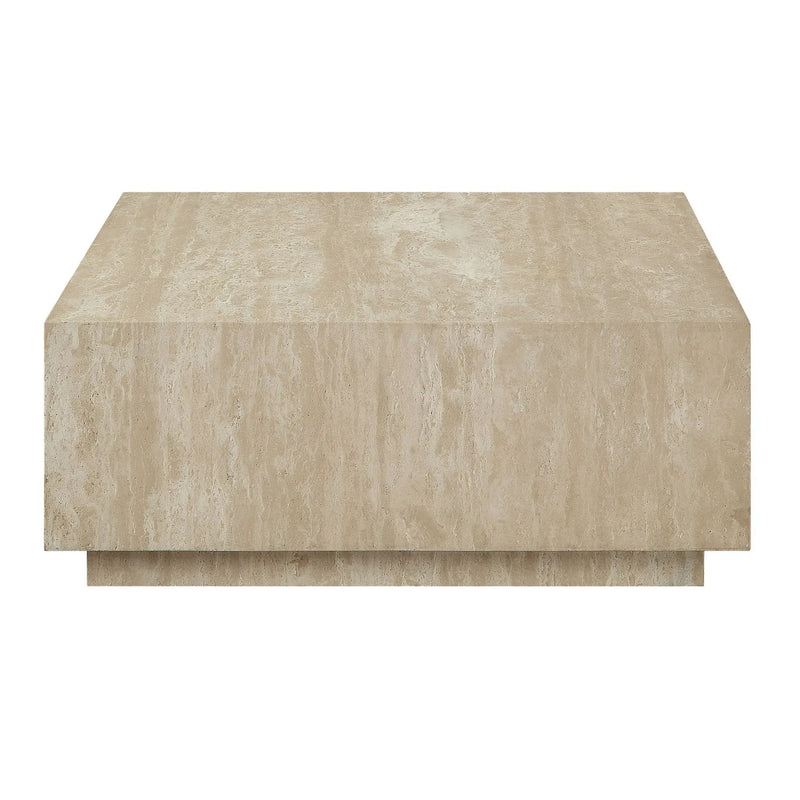 Deon Travertine Table - Beige by HouseOfZazla