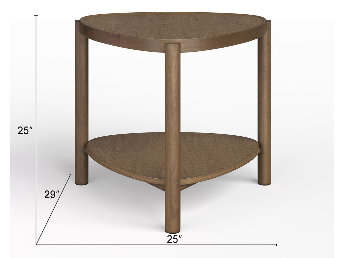 Hadleigh - Shaped Accent End Table, photo 10 of 10