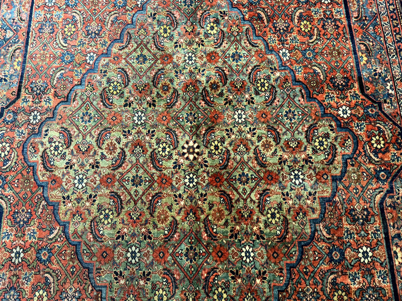 Antique Persian Bijar Rug 7x15 by Jewel Rugs