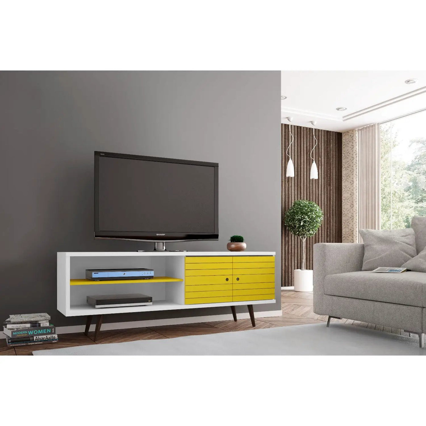Liberty - TV Stand With For 46" - 60" TVs by HouseOfZazla