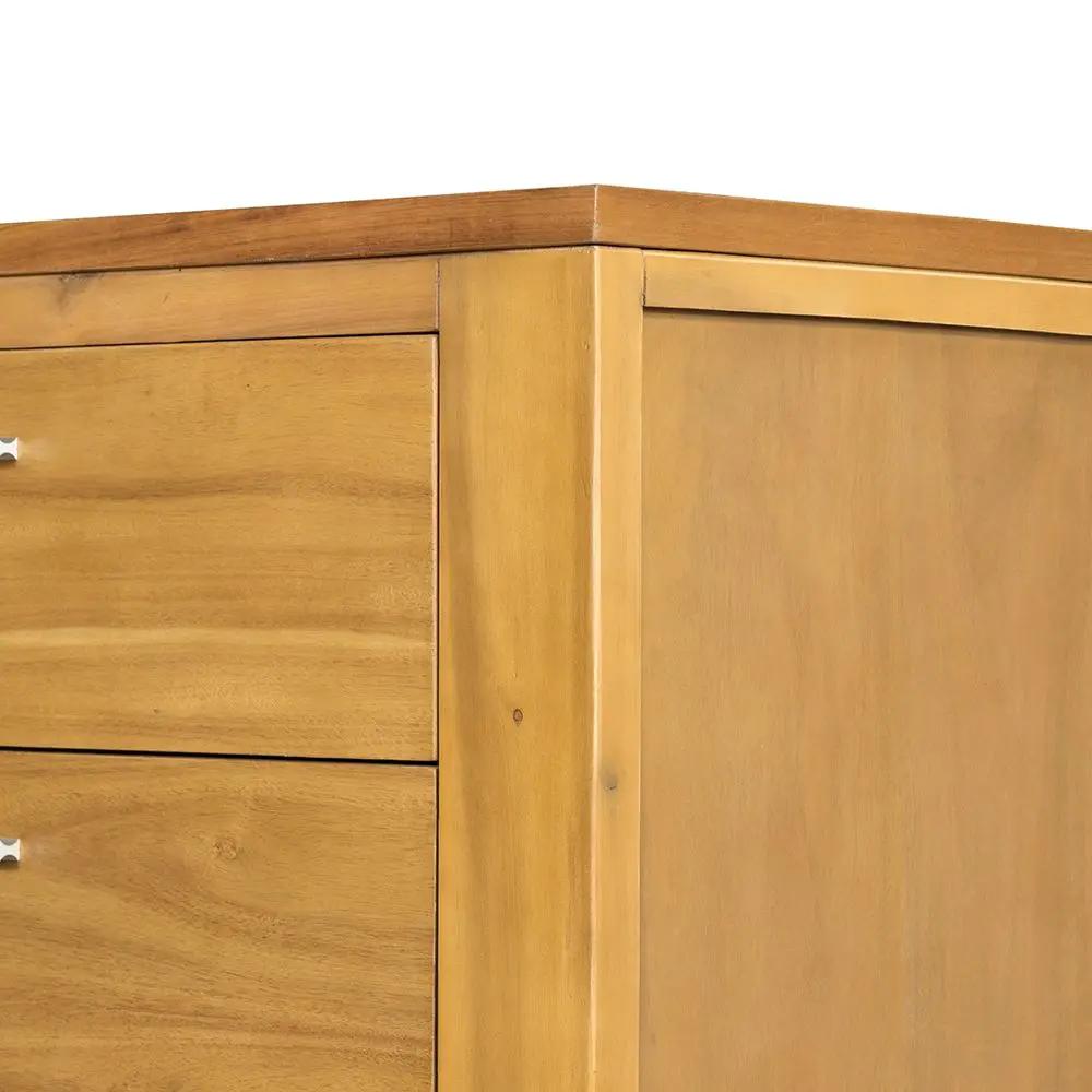 5 Drawer Dresser - Natural Wood / Brown by HouseOfZazla