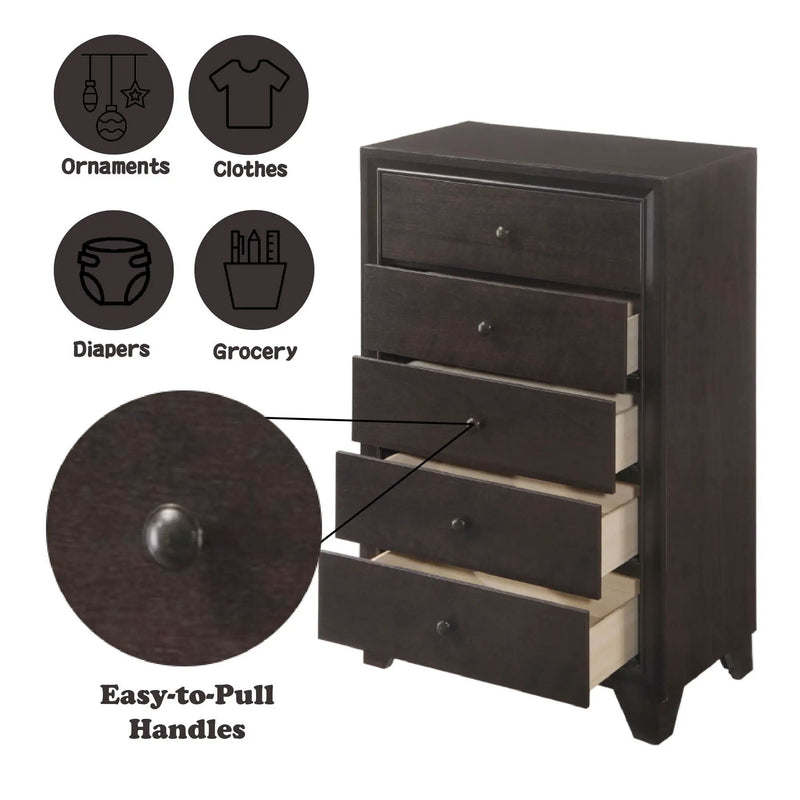 Madison - Chest - Espresso by Unique Piece Furniture