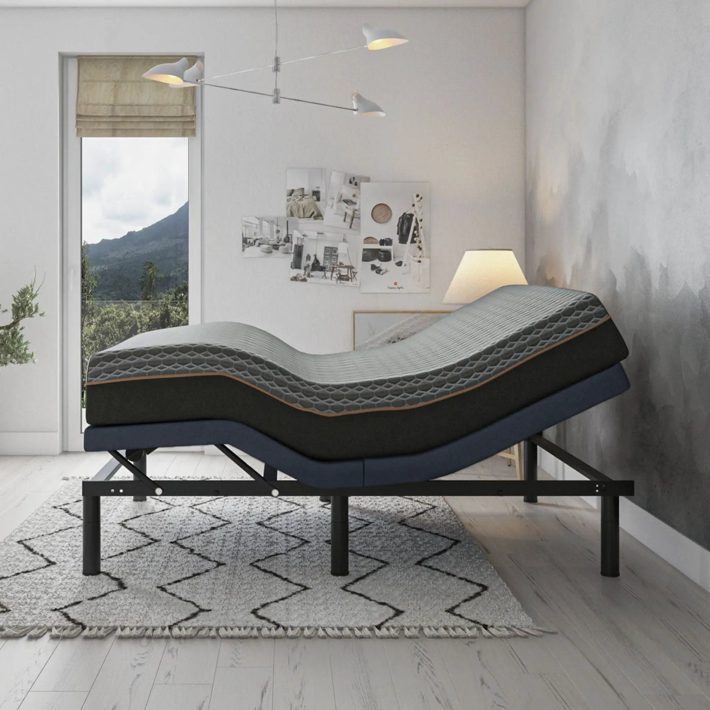 Bt3000 - Adjustable Bed Base With Head And Foot Position Adjustment by HouseOfZazla