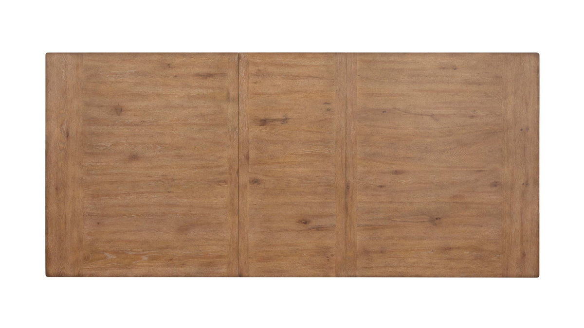 Kingston - Extendable Trestle Dining Table - Whisper White And Cerused Nutmeg, photo 7 of 7