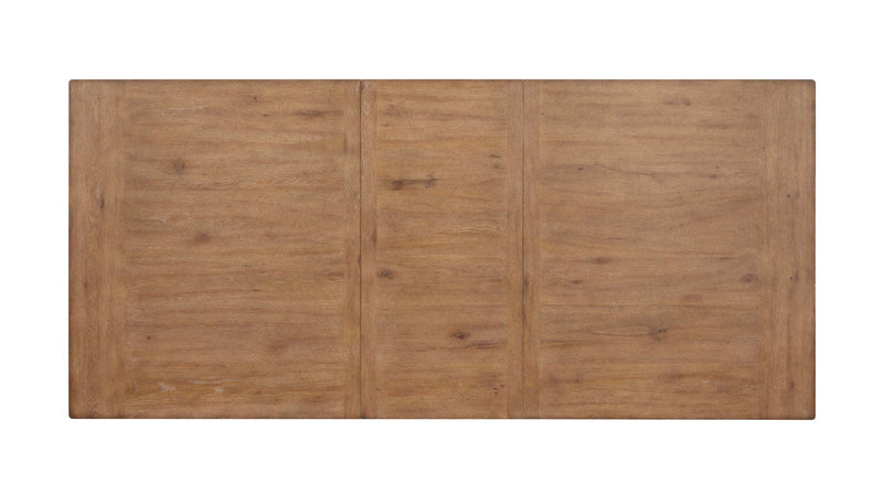 Kingston - Extendable Trestle Dining Table - Whisper White And Cerused Nutmeg, photo 7 of 7
