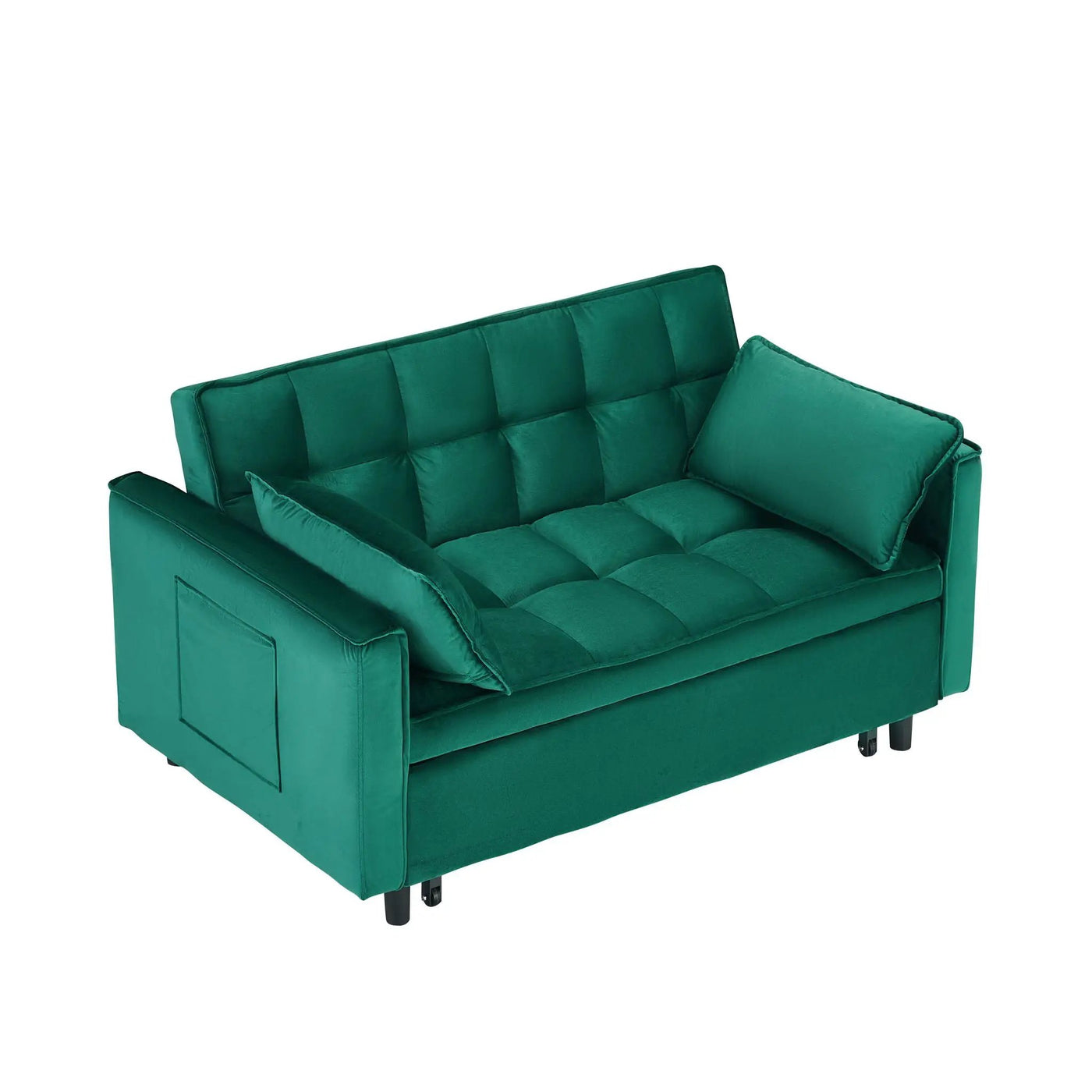 Sofa Bed With Pockets, 3 In 1 Convertible For Living Room by HouseOfZazla
