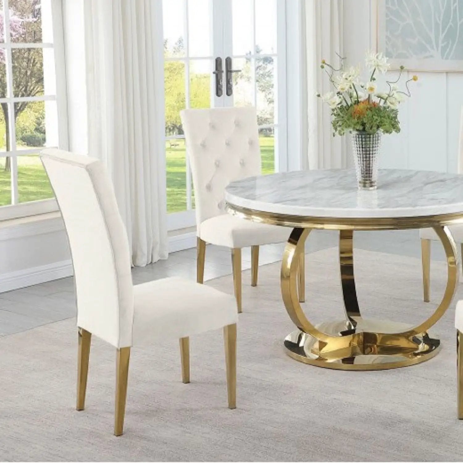 Modern Design Upholstered Dining Chair (Set of 2) by Unique Piece Furniture