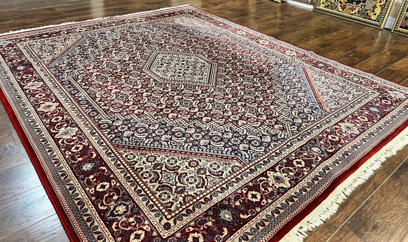 Karastan Rug 8x10, Kara Shah Red Bidjar, Belgium Power Loomed Rug, Wool Pile Karastan Rug, Vintage by Jewel Rugs