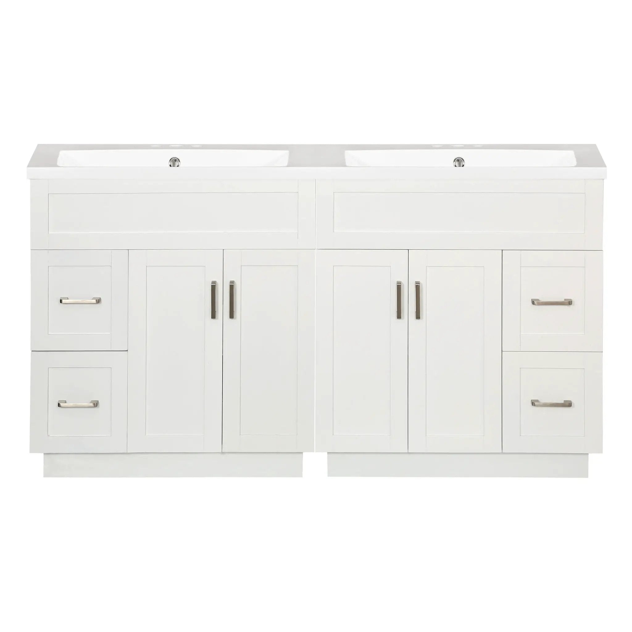 Bathroom Vanity With 2 Doors, 2 Drawers, Adjustable Shelf, Hidden Slides & Soft Close Hinges by Unique Piece Furniture