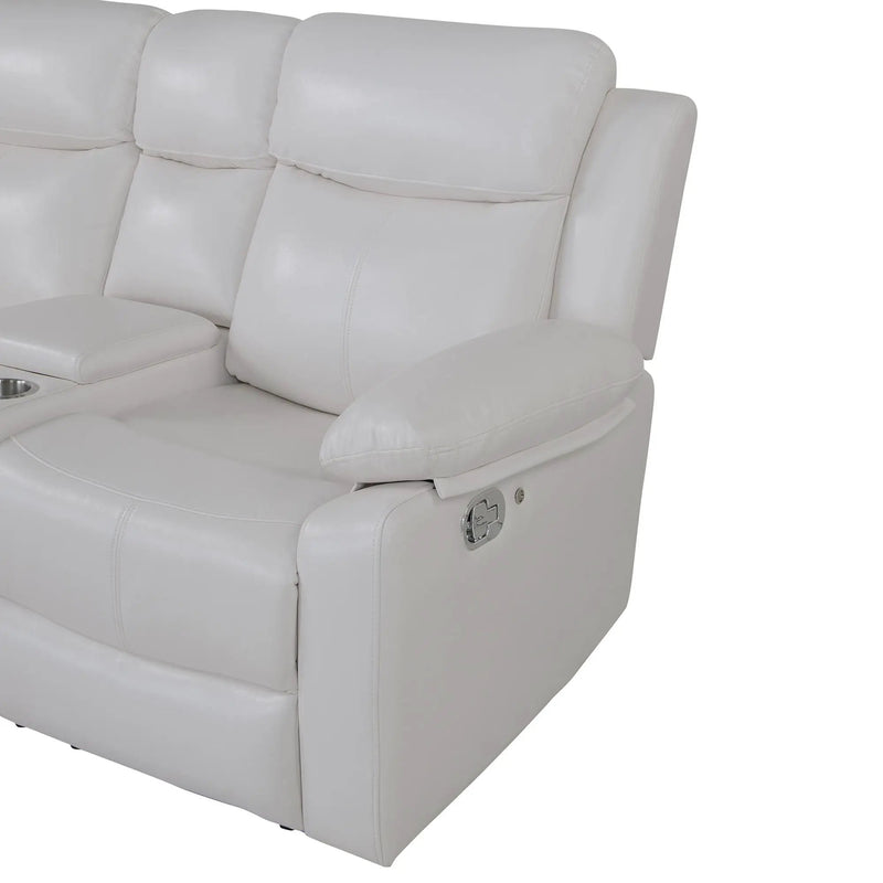 Sectional Sofa With Recline And Storage by Unique Piece Furniture