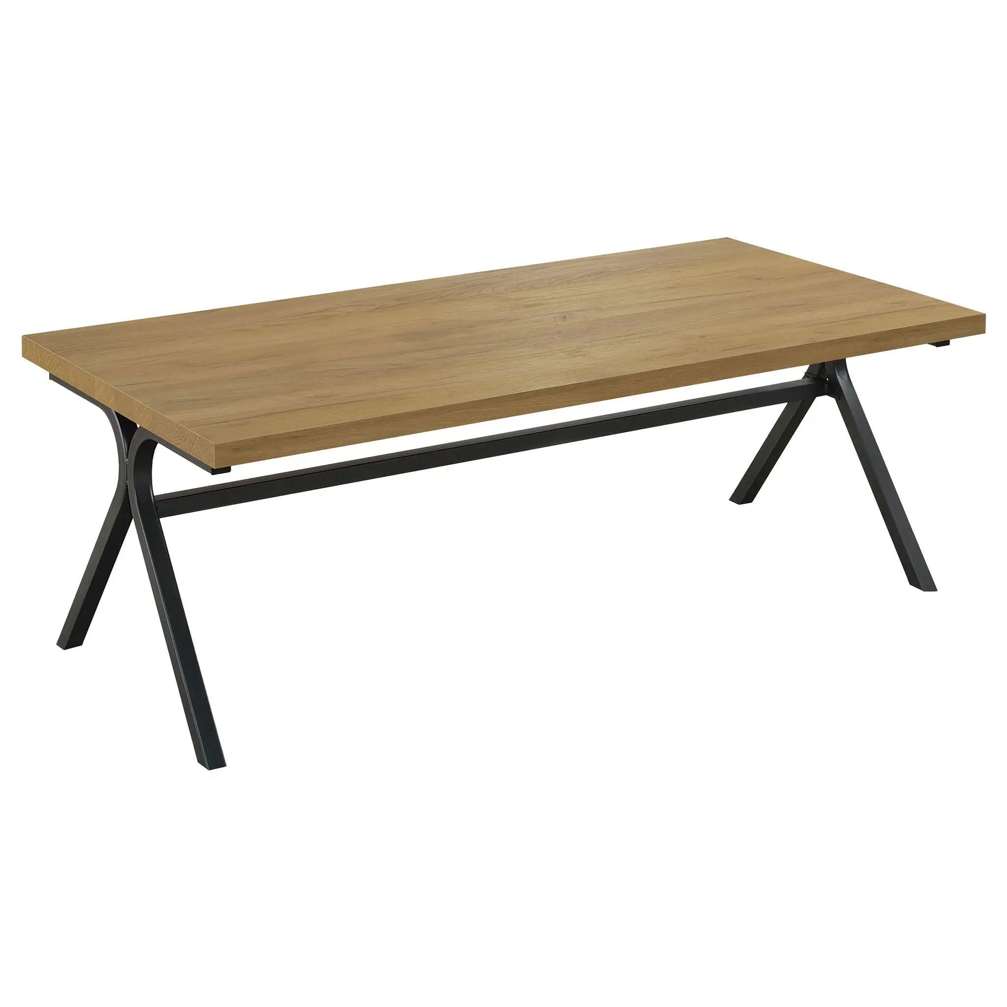Colmar 3-piece Engineered Wood Coffee Table Set Golden Oak by Unique Piece Furniture