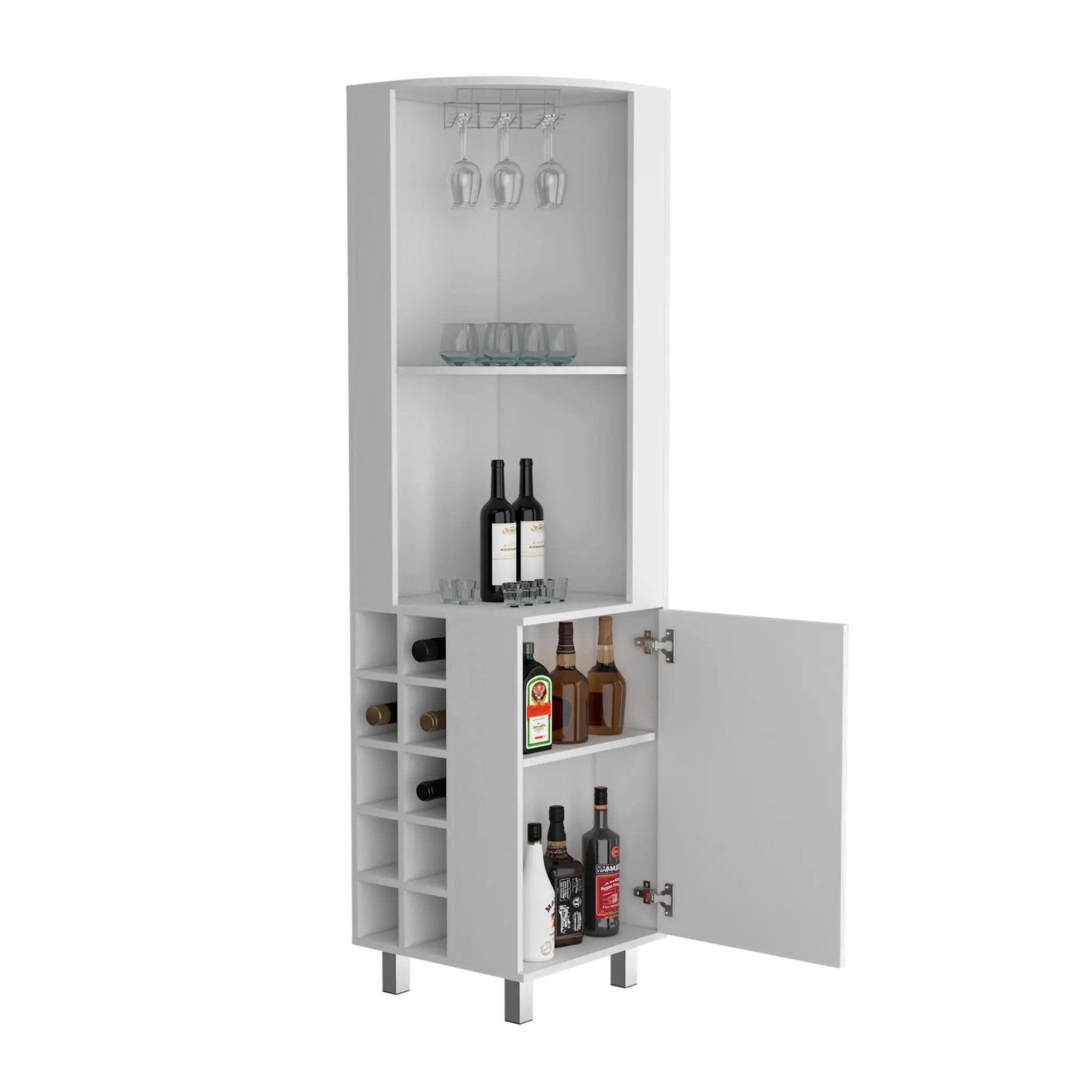 Kaia 70" Tall Corner Bar Cabinet by HouseOfZazla