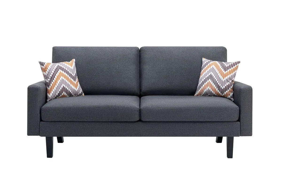 Bahamas - Minimalistic Sofa With 2 Throw Pillows by HouseOfZazla