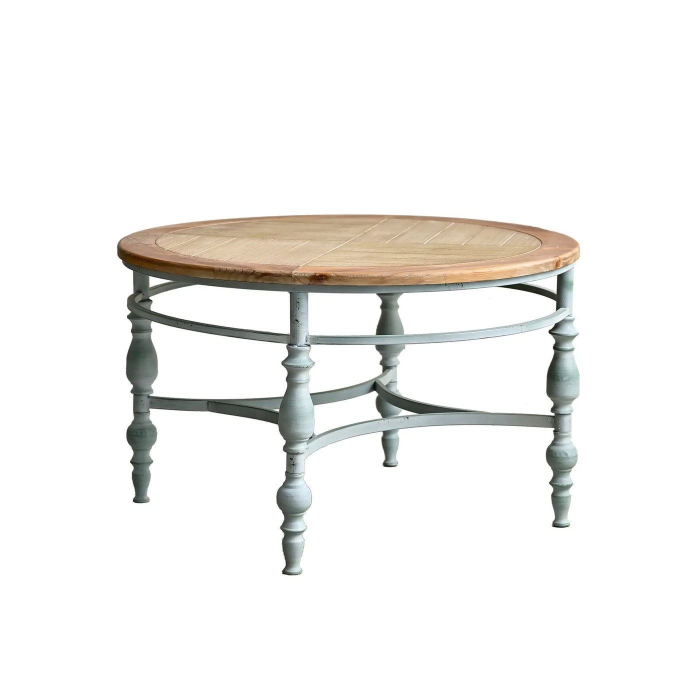 Round Top Carved Table For Living Room by HouseOfZazla