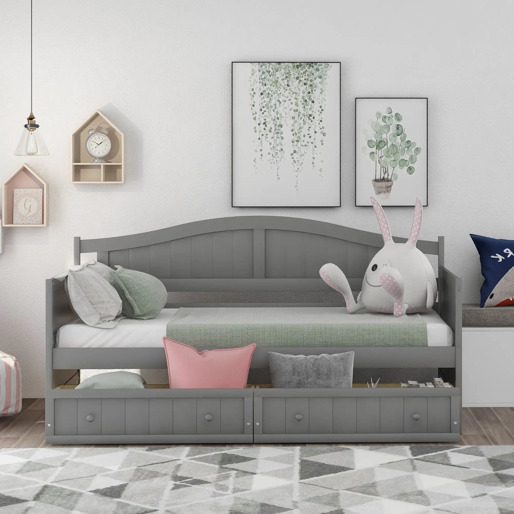 Wooden Daybed, Sofa Bed, No Box Spring Needed by Unique Piece Furniture