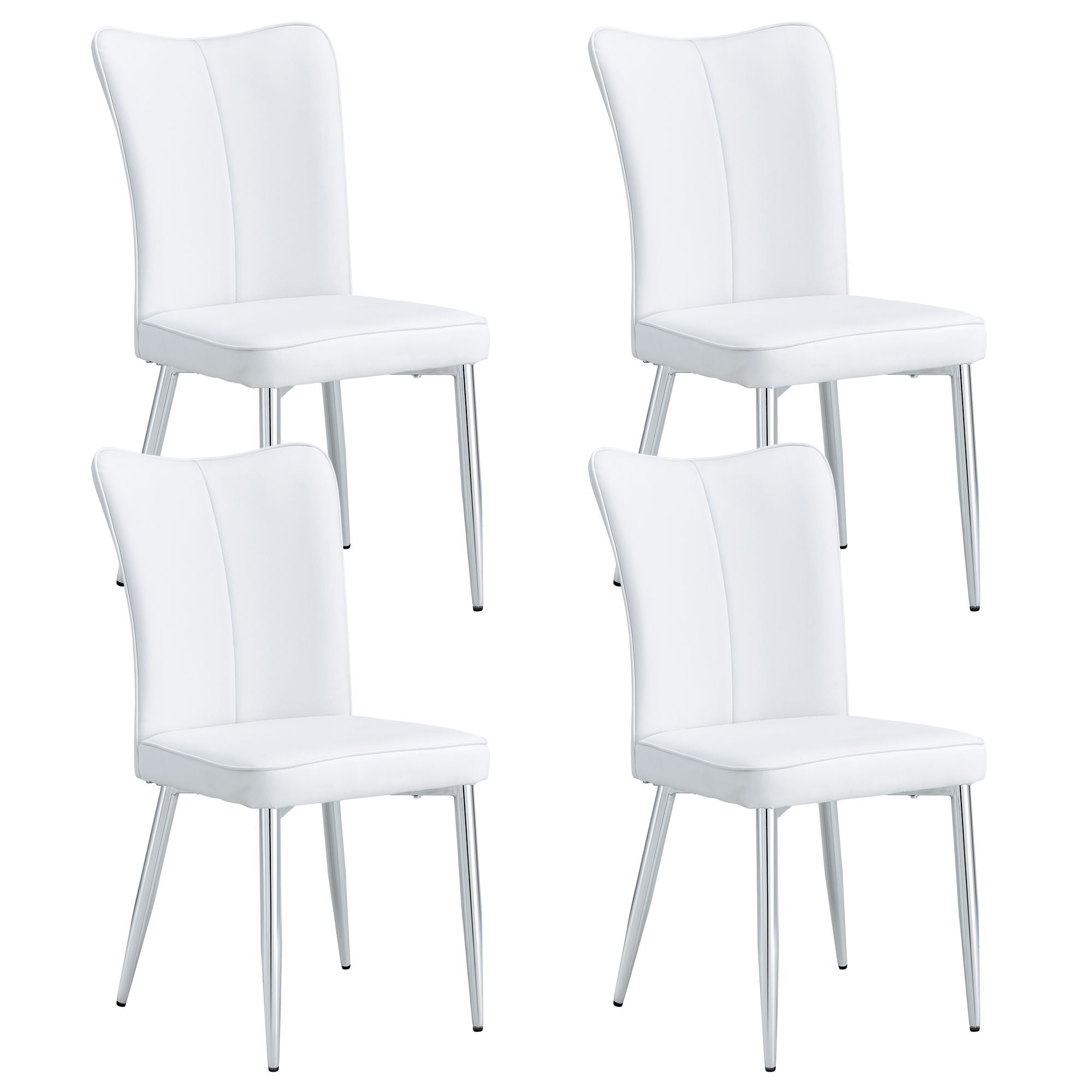 Minimalist Style Minimalist Dining Chairs With Metal Legs by HouseOfZazla