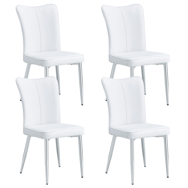 Minimalist Style Minimalist Dining Chairs With Metal Legs by HouseOfZazla