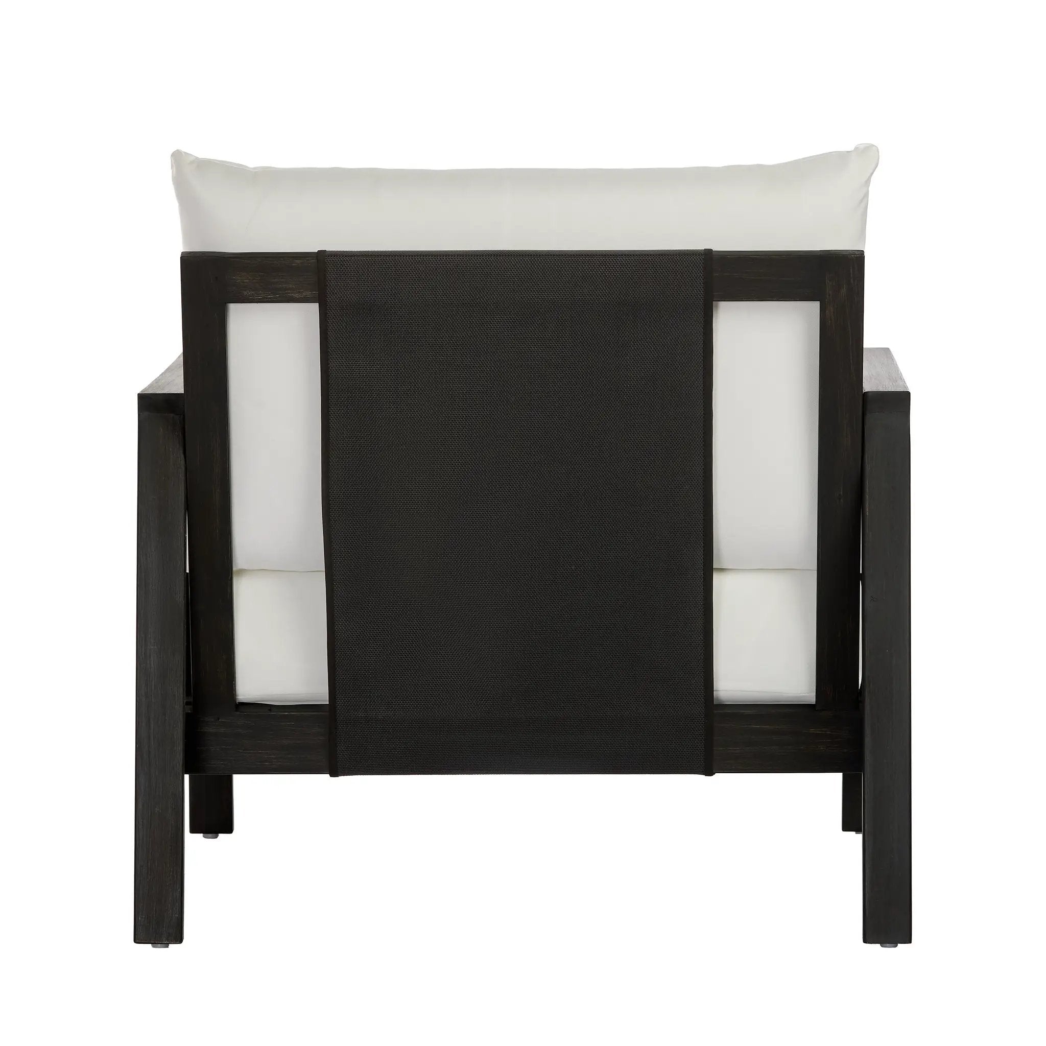 Outdoor Club Chair with Acacia Wood Frame by HouseOfZazla