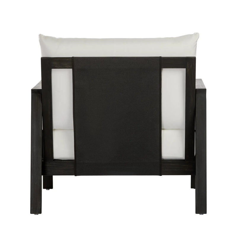 Outdoor Club Chair with Acacia Wood Frame by HouseOfZazla
