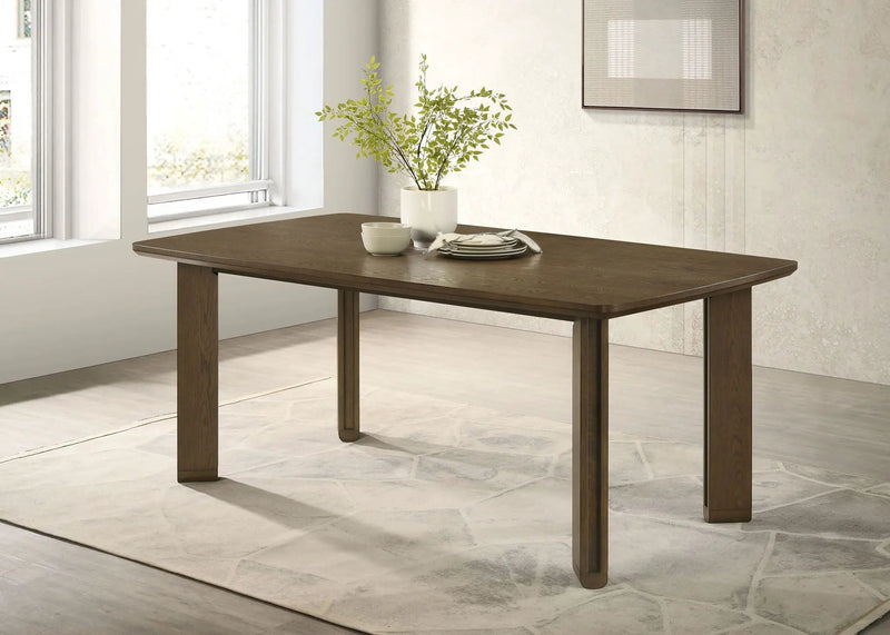 Ottowa 71-inch Rectangular Wood Dining Table Brown by Unique Piece Furniture