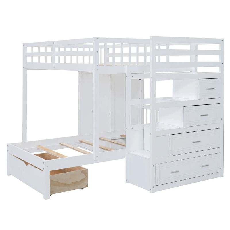 Bunk Bed With Wardrobe, Drawers by HouseOfZazla