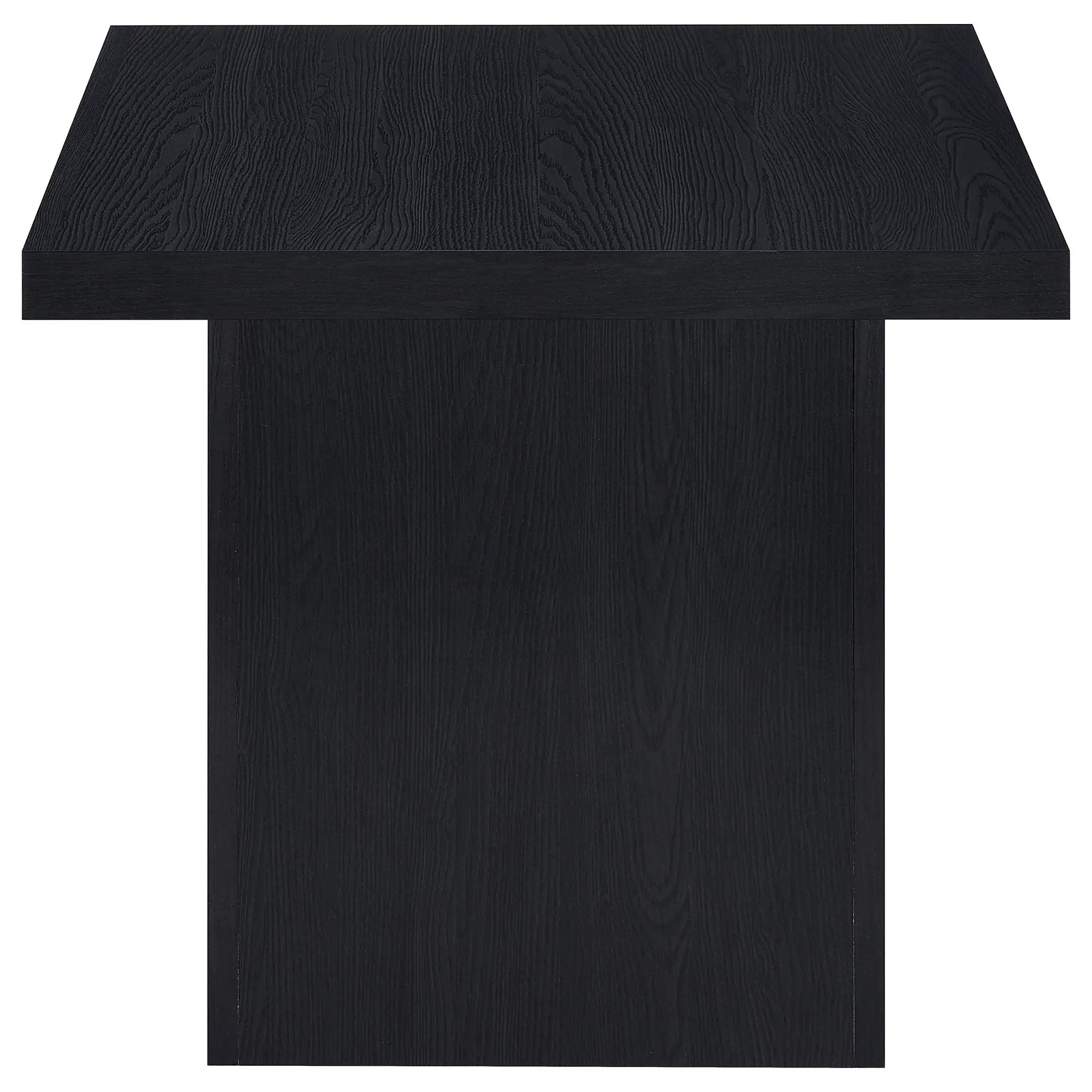 Max 3-piece Rectangular Coffee and End Table Set Black by Unique Piece Furniture