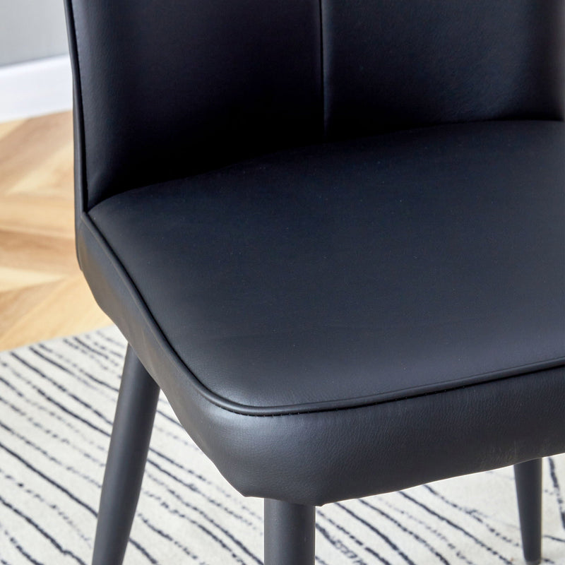 Modern Minimalist Dining Chairs (Set of 2) by HouseOfZazla