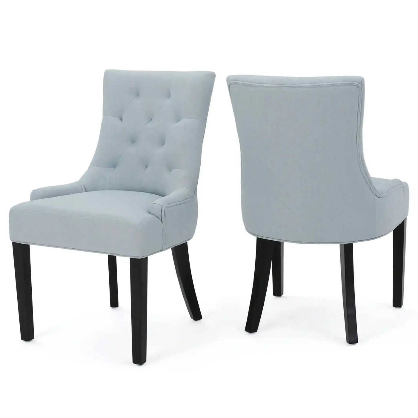 Contemporary Cheney Dining Chair Set with Tufted Design by HouseOfZazla