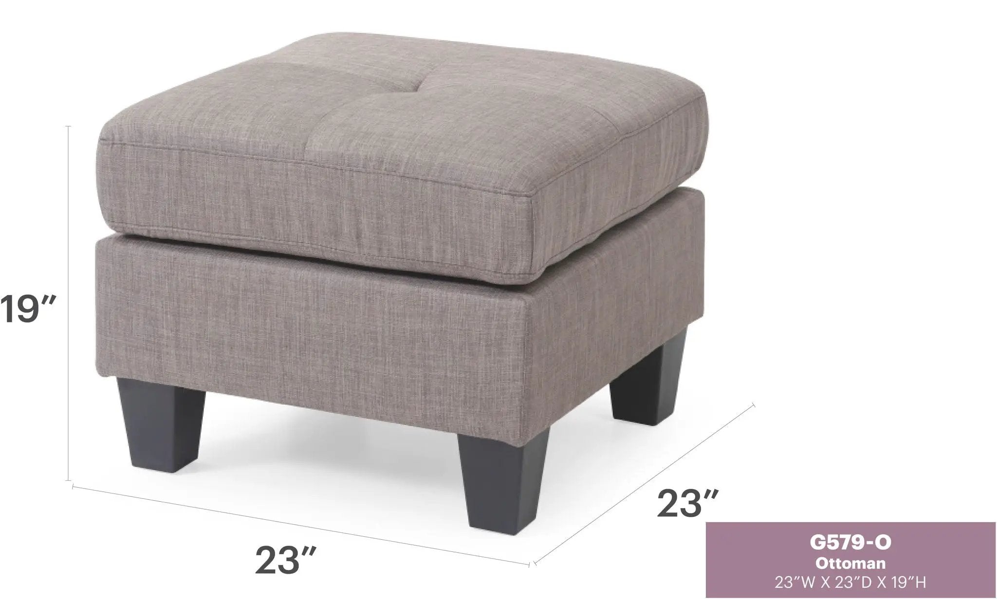 Casual Ottoman For Stylish Spaces by Unique Piece Furniture