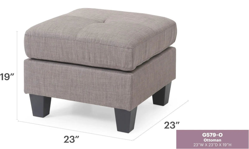 Casual Ottoman For Stylish Spaces by Unique Piece Furniture