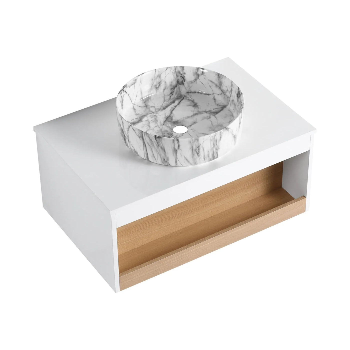 Floating Bathroom Vanity With Vessel Sink by HouseOfZazla