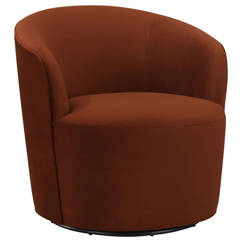 Resnick - Swivel Chair - Burnt Orange by HouseOfZazla
