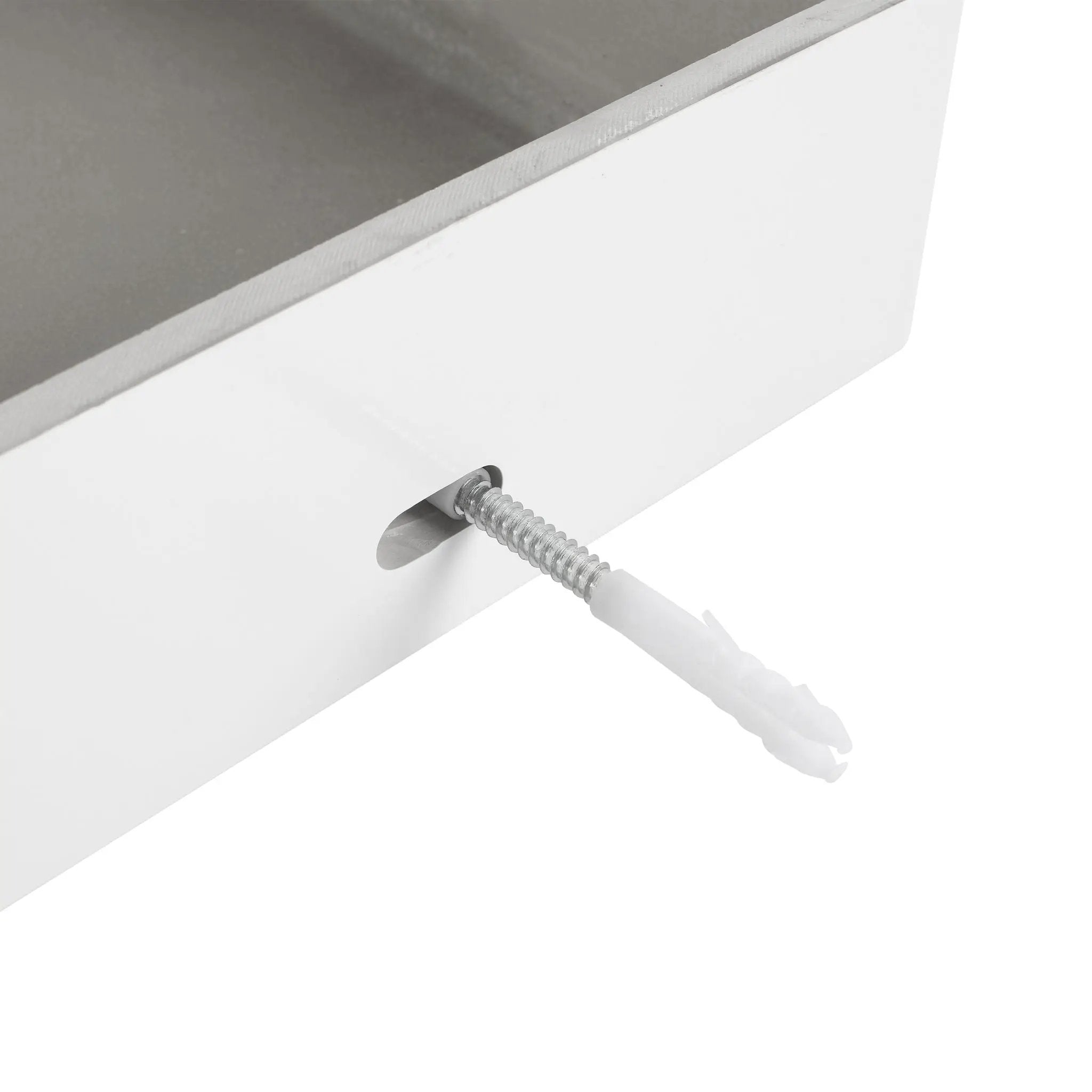 Modern Wall Mounted Bathroom Vanity With Resin Sink And Side Cabinet, Soft Close Drawer, Imitative - Imitative Oak by HouseOfZazla