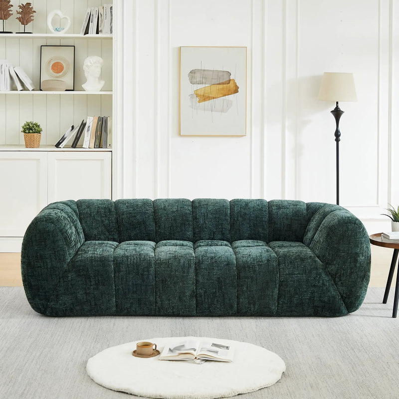 Modern Sofa With Piano Key Backrest by HouseOfZazla