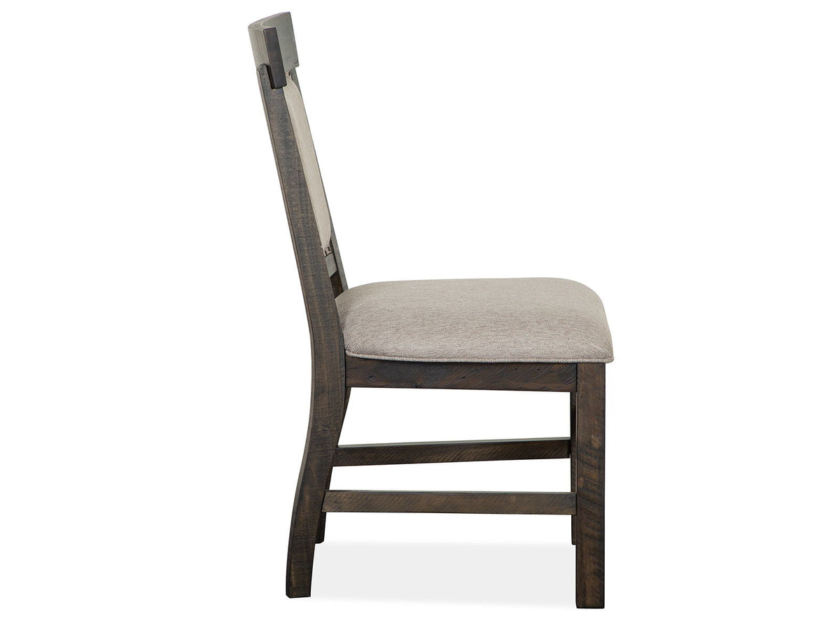 Bellamy - Dining Side Chair With Upholstered Seat & Back (Set of 2) - Peppercorn, photo 7 of 7