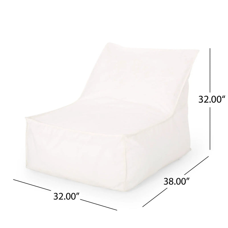 Ettie - Water Resistant Fabric Bean Bag Chair by Unique Piece Furniture