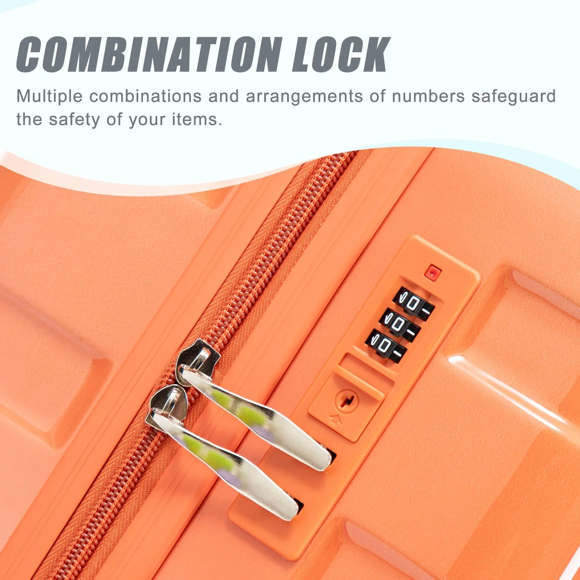 3-Piece Spinner Wheel Luggage Set with Gradient Color by HouseOfZazla