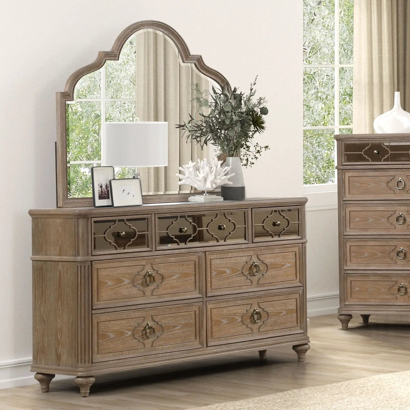 1 Piece Oak Dresser with Dovetail Drawers by HouseOfZazla