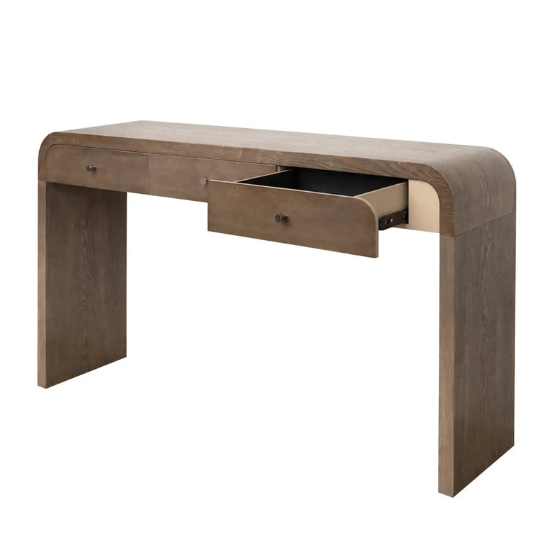 Dark Table with 3-Drawer Storage by HouseOfZazla