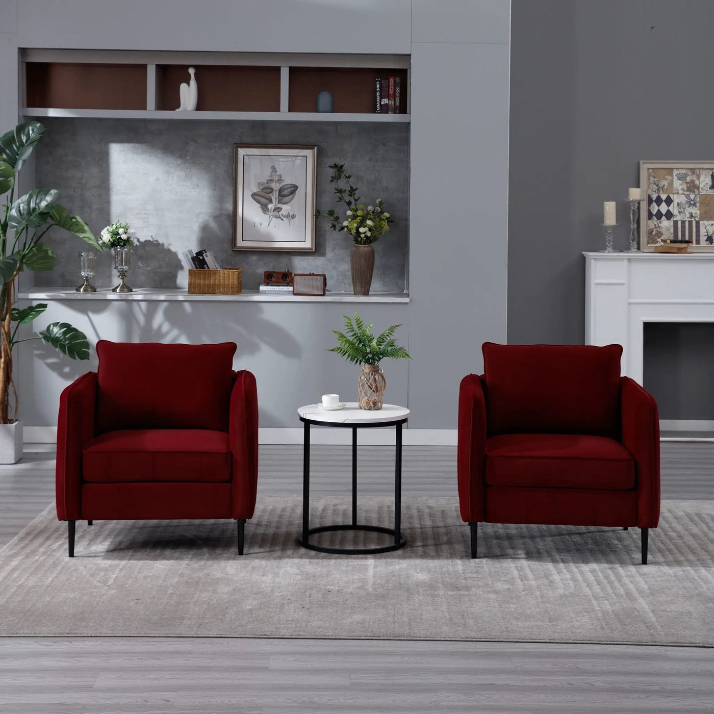 Accent Chair With Pillow For Living Room by HouseOfZazla