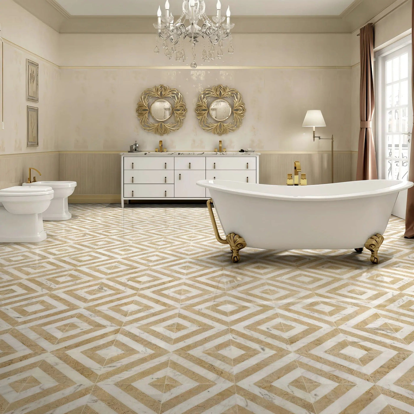 Marble Tile For Floor And Wall by HouseOfZazla