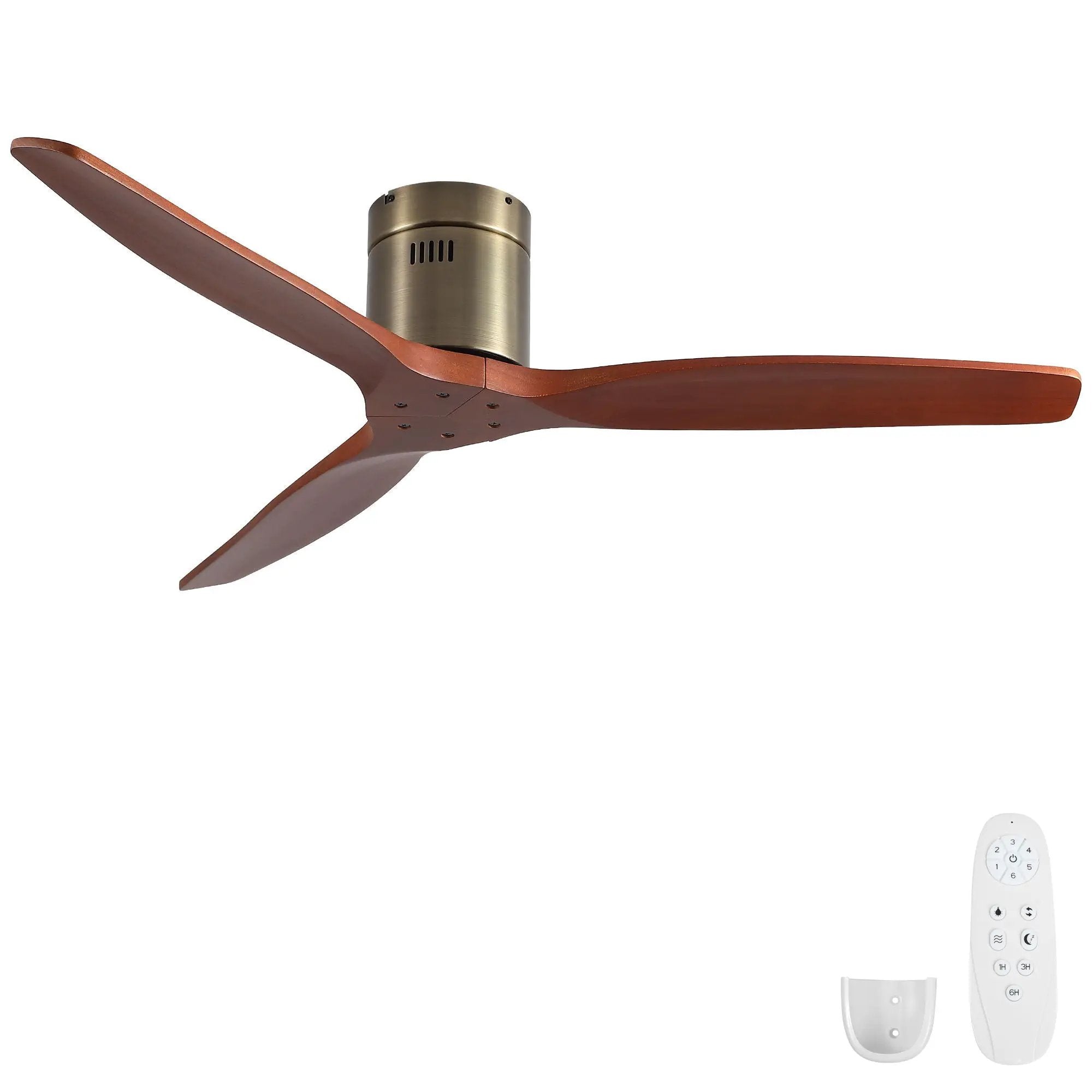Low Profile Flush Mount Ceiling Fan Without Light by Unique Piece Furniture